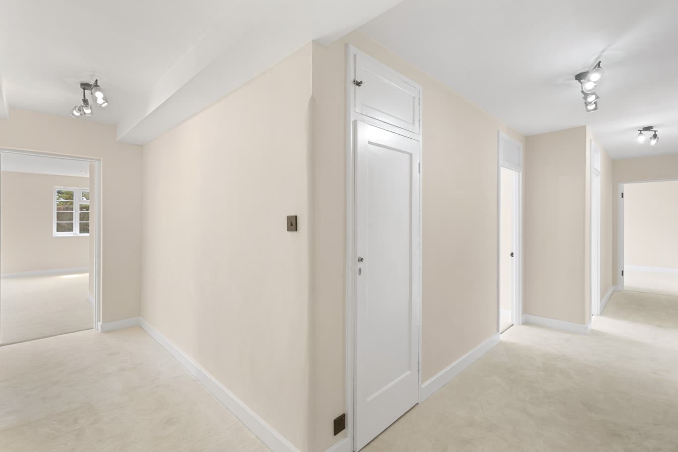 Refurbished hallway
