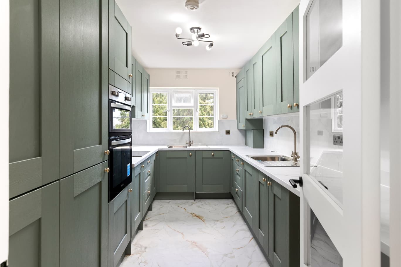 Refurbished kitchen at Flat 27 Thurlby Croft, Hendon NW4