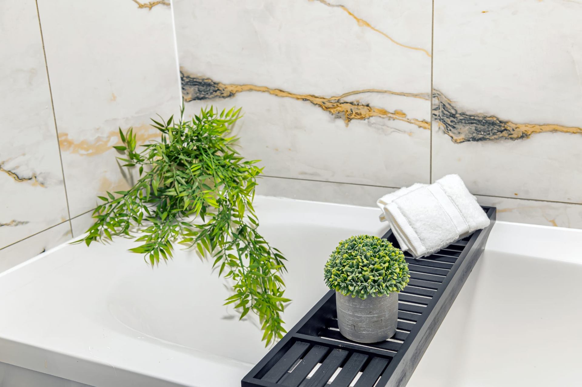 Bathroom — bath styling detail