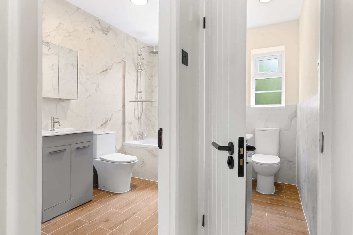 Refurbished second bathroom