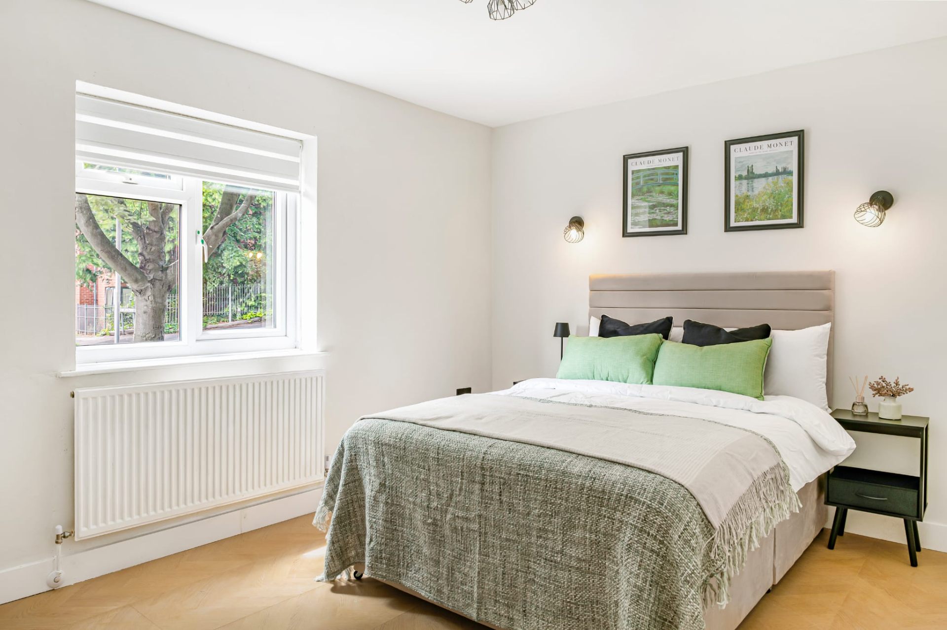 Master bedroom — dressed