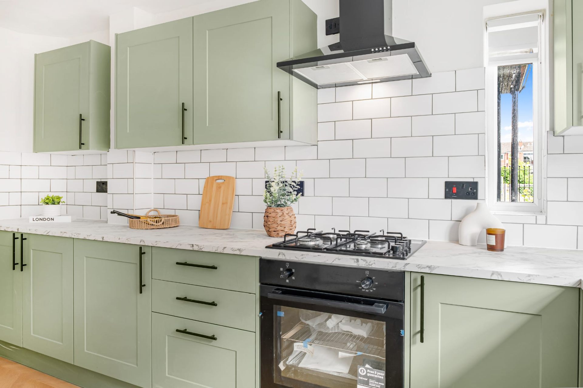 Kitchen (secondary view) after refurbishment